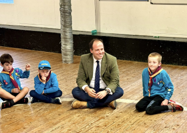 Greg visits 1st Princes Risborough Beavers