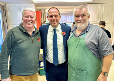 Greg speaks at St Mary's Men's Breakfast in Princes Risborough