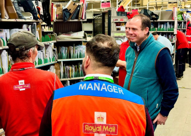 Visit to the Royal Mail Aylesbury Vale Delivery Office