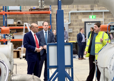 Space Minister visits Westcott Space Cluster businesses