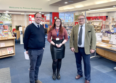 Greg visits Princes Risborough Library