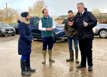 Home Secretary visits Bucks to discuss combatting rural crime