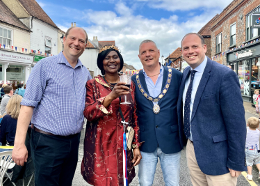 Greg joins Princes Risborough residents for Coronation Celebration 