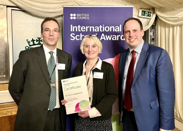 Brill CofE School commended at British Council International School Awards