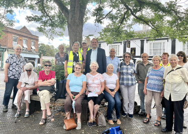 Greg meets Winslow Simply Walk group