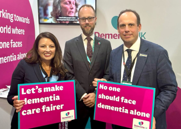 Visit to Dementia UK Stand at Conservative Party Conference alongside Bucks' Joy Morrissey MP