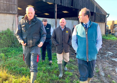 Visit to Buckmoorend Farm in Butler’s Cross with the NFU