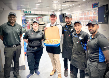 Greg visits Risborough Domino's