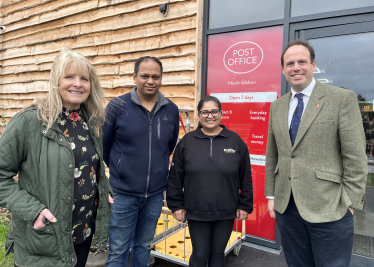 Greg visits new Marsh Gibbon Village Shop and Store