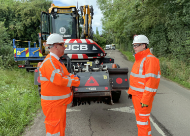 Pothole Pro in action in Ickford