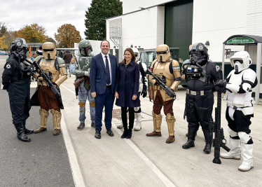 Greg joins local schools at Pinewood Studios for Futures Festival