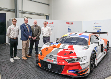 Greg visits Steller Motorsport in Tingewick for launch of GT3 car