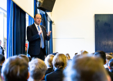 Greg visits Waddesdon Church of England School