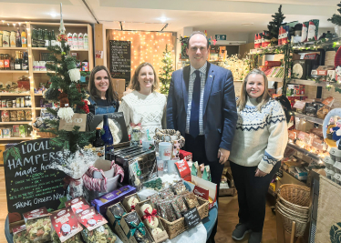 Greg visits Westbury Community Shop and cafe