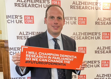 Greg works with Alzheimer's Research UK on recommendations to defeat dementia