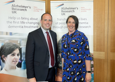 Greg meets with Alzheimer's Research UK for briefing on new treatments