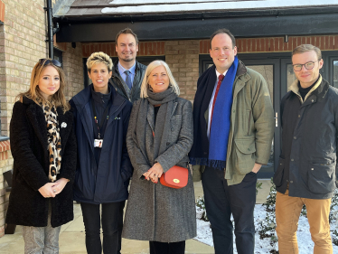 Greg visits new independent living scheme in Waddesdon