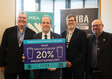 Greg backs local independent beer with 'Make it 20%' pledge