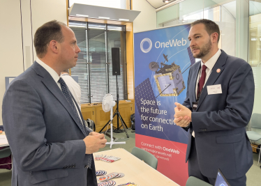 Greg meets Westcott businesses at Space event in Parliament