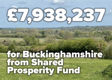 Greg welcomes £7,938,237 in funding to level up Buckinghamshire