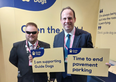 Greg Smith MP helps open the world for people with vision impairment